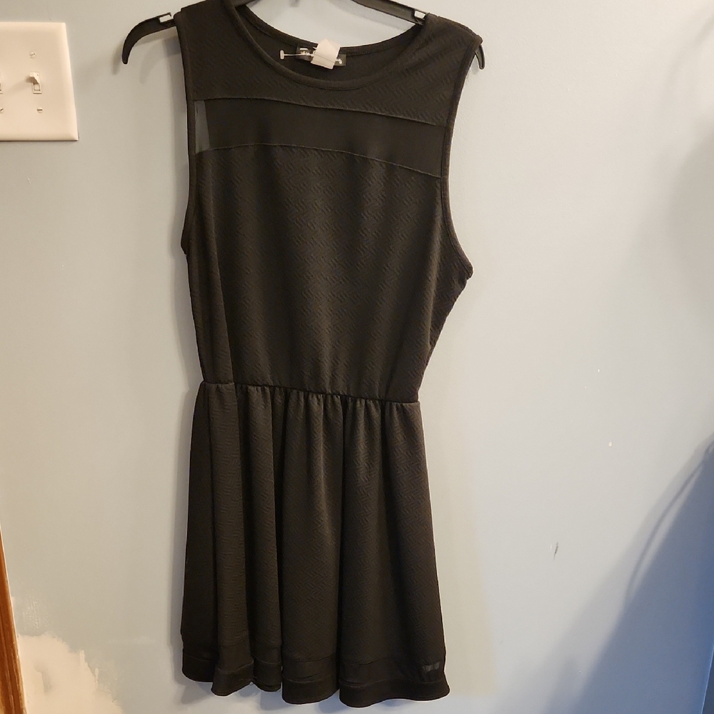 🍉French Atmosphere Black Sleeveless Dress. NWOT